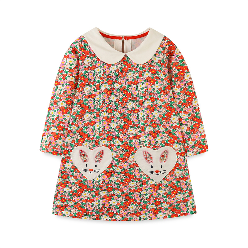 Baby Clothing Patterns Free - Springmeters 2-7T Prinsessenjurken met lange mouwen