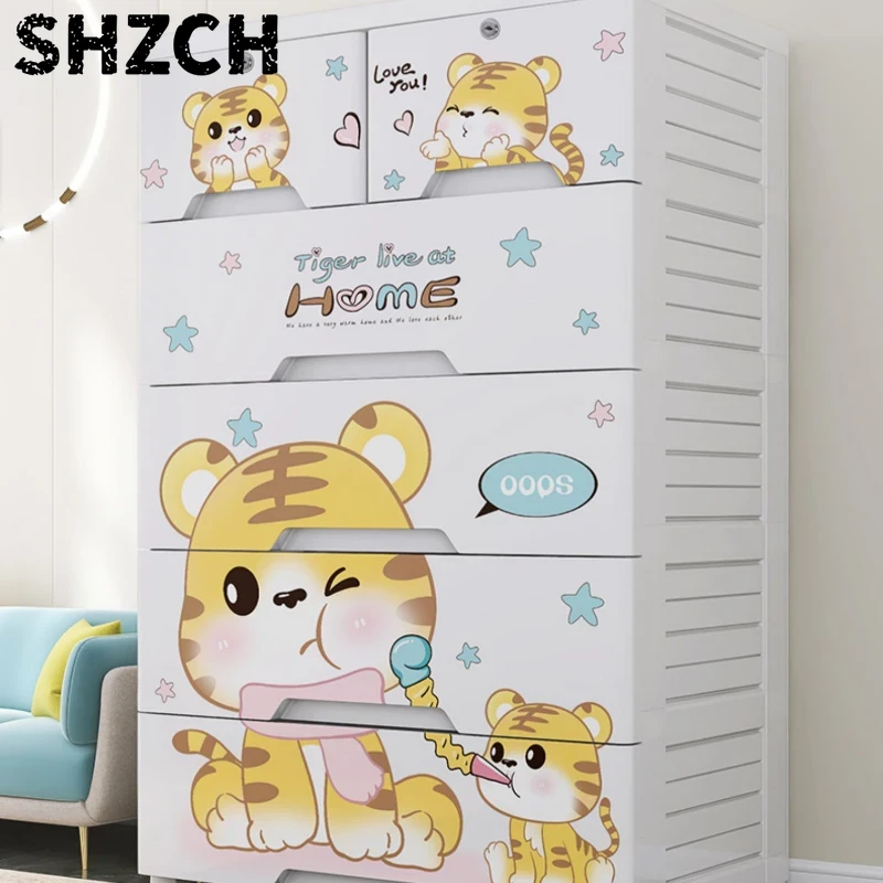 Baby Clothing Wardrobe - Opbergladekast, snackkast voor de woonkamer, kinderkast,