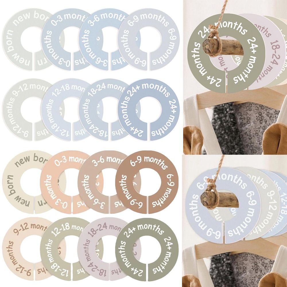 Baby Clothing Wardrobe - 68/9 Stuks Organiserende Hangers Babykleding Maatverdelers