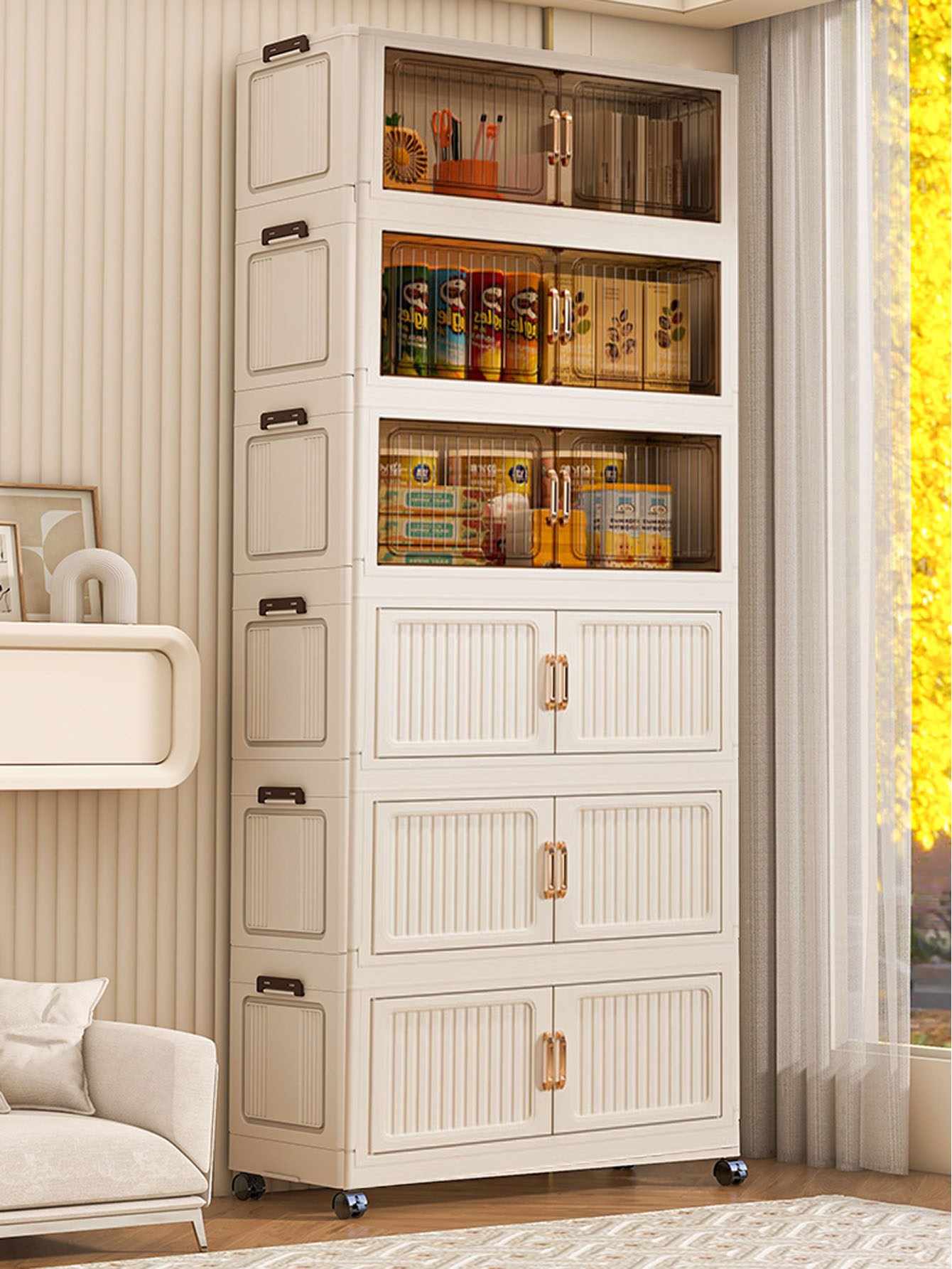 Baby Clothing Wardrobe - Opvouwbare opbergbox met grote capaciteit voor