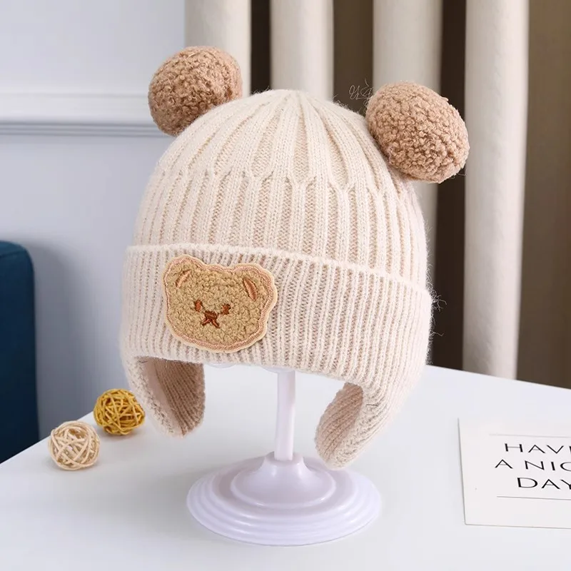 Babywollen muts schattige beer - Baby Mittens Scratch recensie en prijs