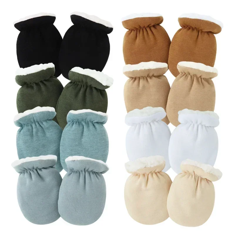 Warme wollen pasgeboren wanten - Baby Mittens Scratch recensie en prijs