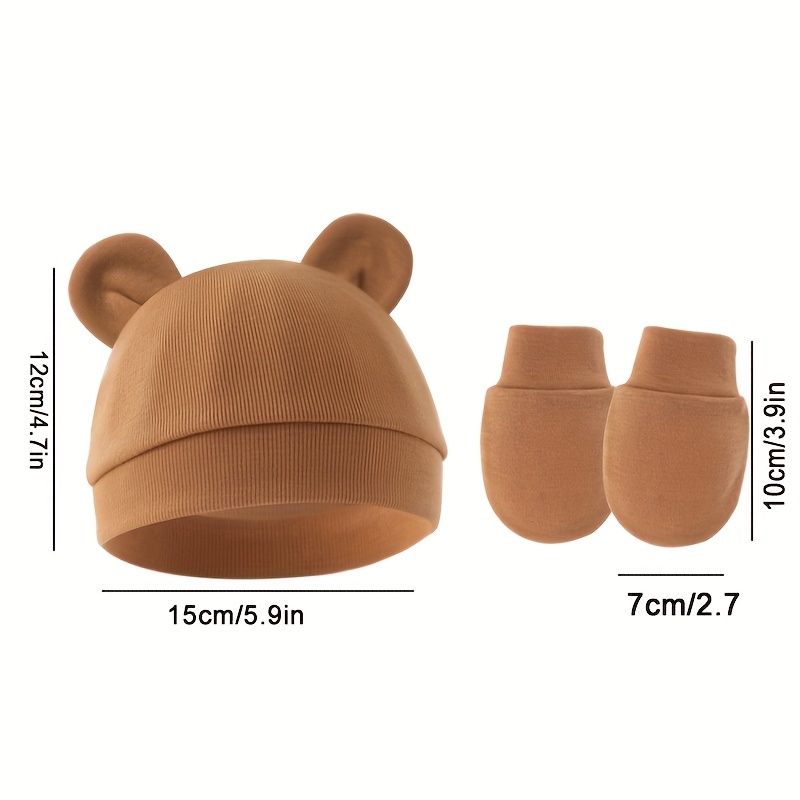 Baby meisje hoed handschoenen  - Baby Mittens Scratch recensie en prijs