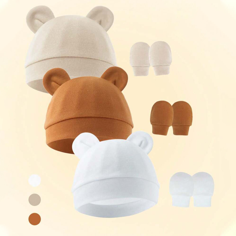 Baby meisje hoed handschoenen  - Baby Mittens Scratch recensie en prijs