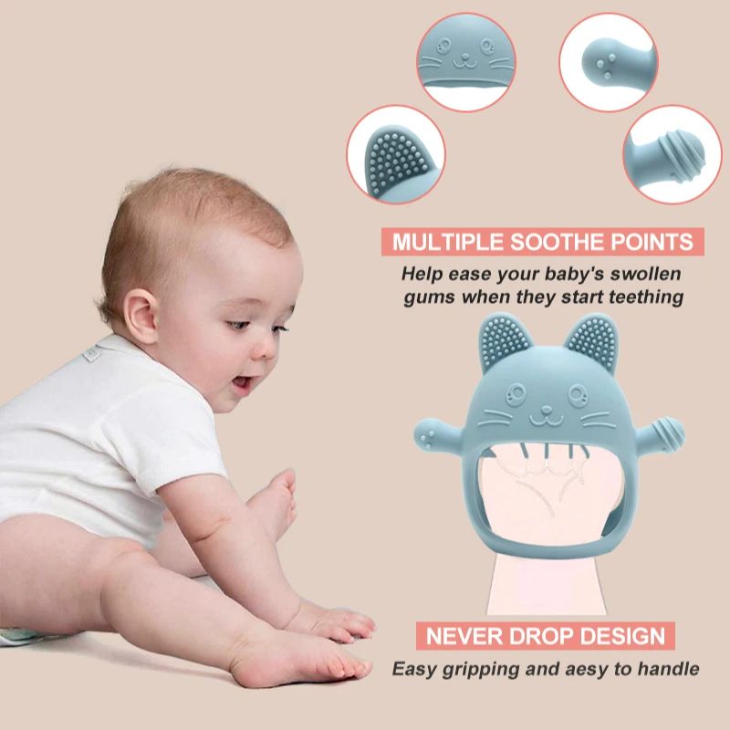 1 Pc Baby Siliconen Bijtringen - Baby Mittens Scratch recensie en prijs