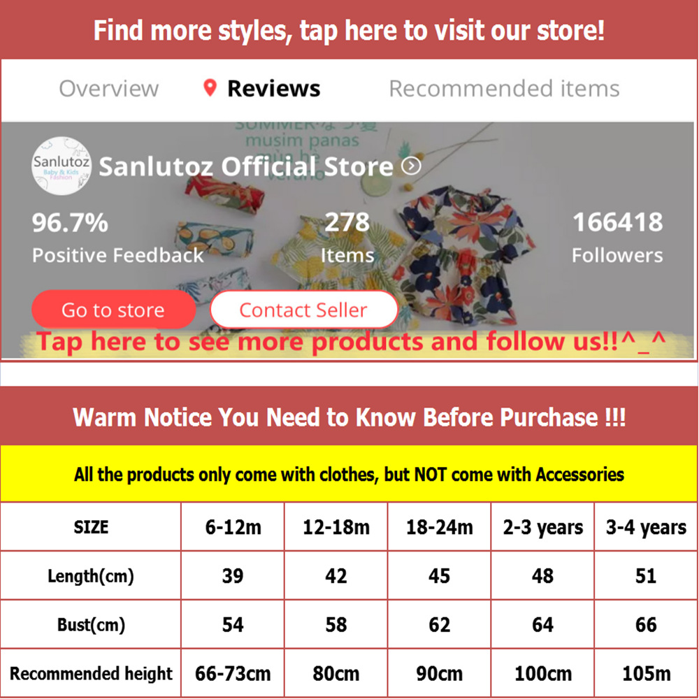 Sanlutoz Fruit Printing Zomerv - Baby Clothing Patterns Free recensie en prijs